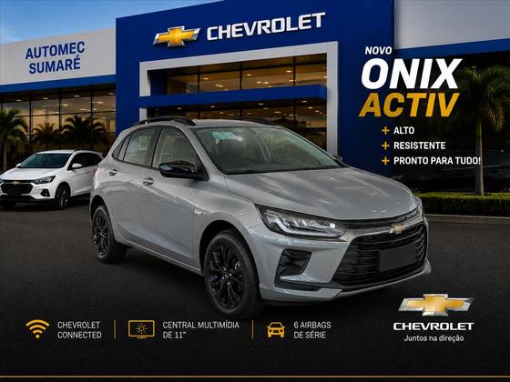 CHEVROLET ONIX 1.0 TURBO FLEX ACTIV AUTOMÁTICO CHEVROLET ONIX 1.0 TURBO FLEX ACTIV AUTOMÁTICO
